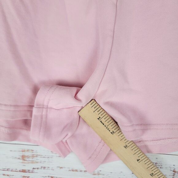 Fabletics Size XL French Terry Sweat Shorts Pink Athletic Club Workout Lounging - Picture 4 of 10